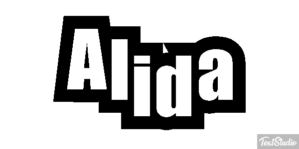 Alida Text effect