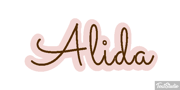 Alida Text effect