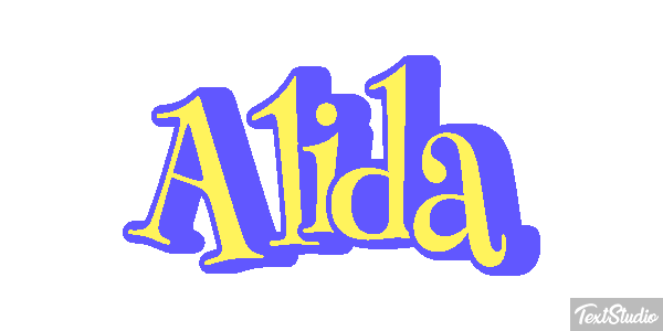 Alida Text effect