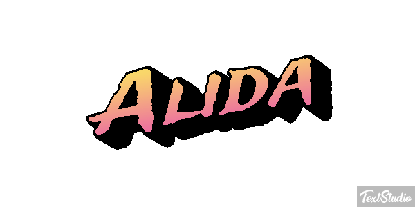 Alida Text effect