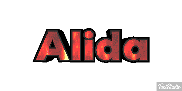 Alida Text effect