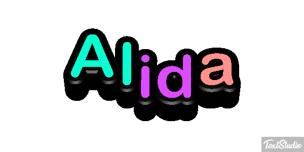 Alida Text effect