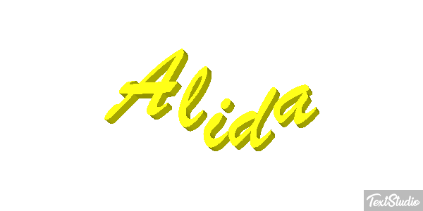 Alida Text effect