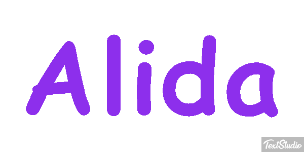Alida Text effect