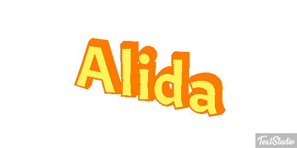 Alida Text effect