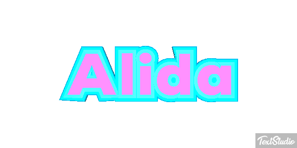 Alida Text effect