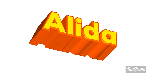 Alida Text effect