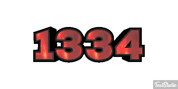 1334 Text effect