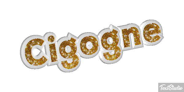 Cigogne Effet de texte