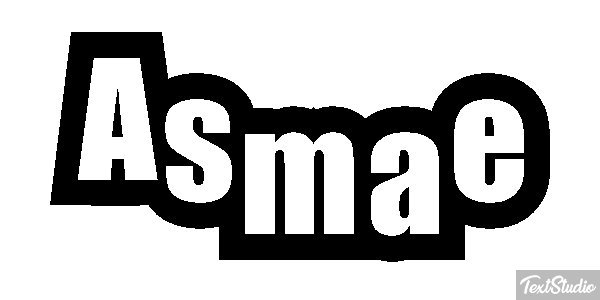 Asmae Text effect