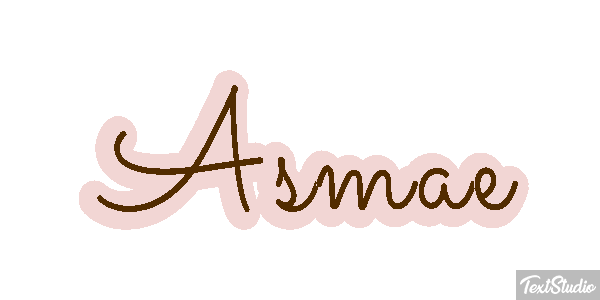 Asmae Text effect