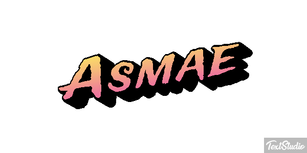 Asmae Text effect