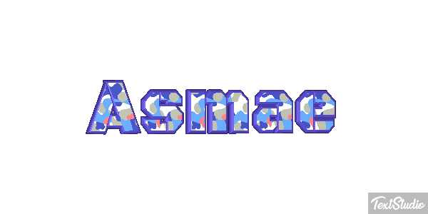 Asmae Text effect