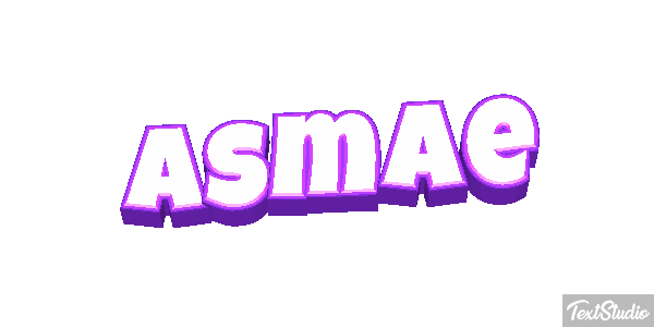 Asmae Text effect