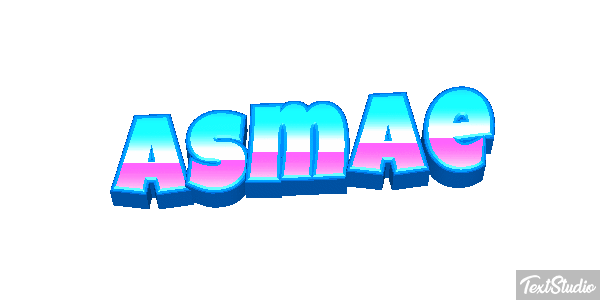 Asmae Text effect