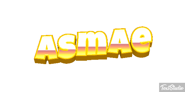 Asmae Text effect