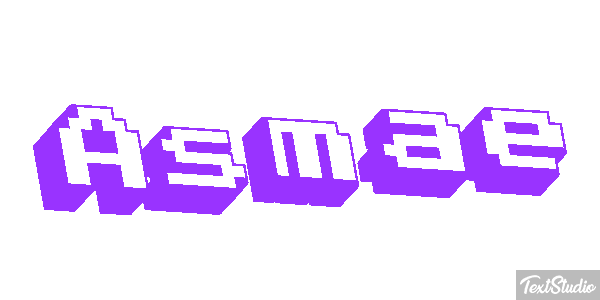 Asmae Text effect