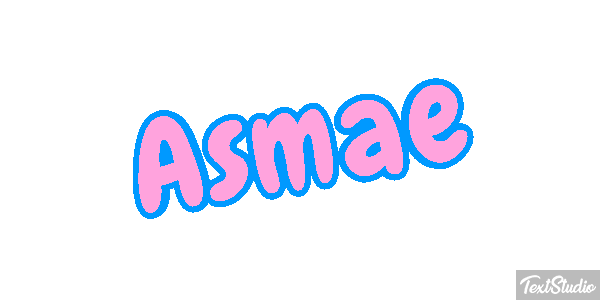 Asmae Text effect