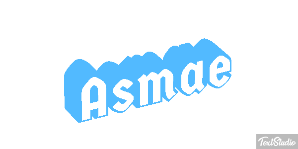 Asmae Text effect