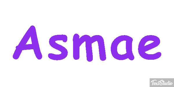 Asmae Text effect
