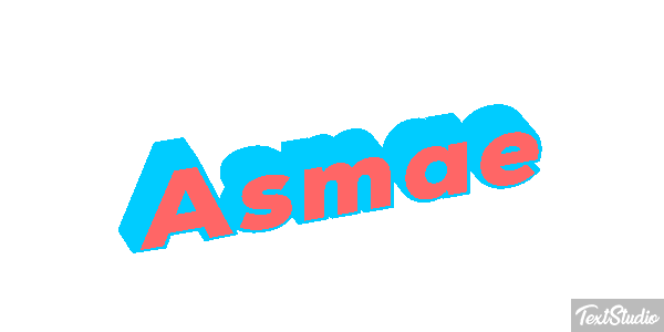 Asmae Text effect