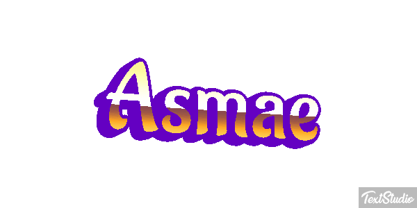 Asmae Text effect