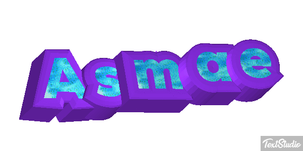 Asmae Text effect