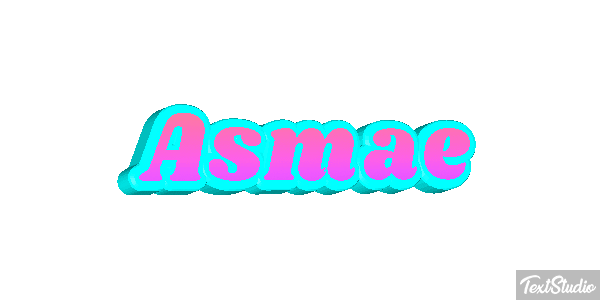 Asmae Text effect
