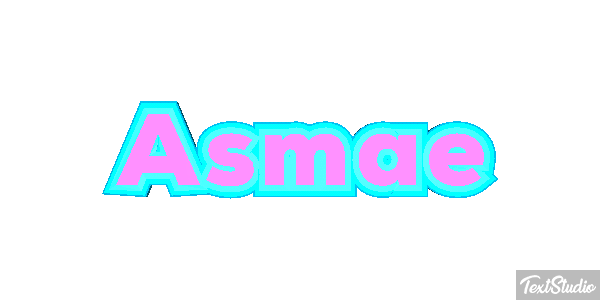 Asmae Text effect