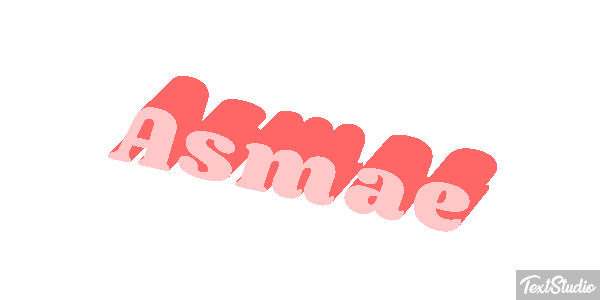 Asmae Text effect