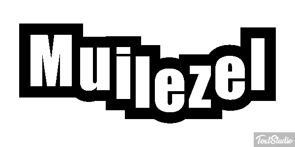 Muilezel Tekst effect