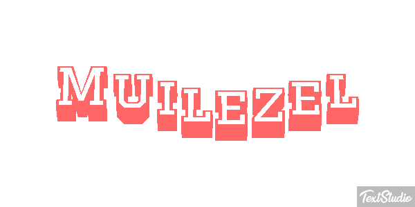 Muilezel Tekst effect
