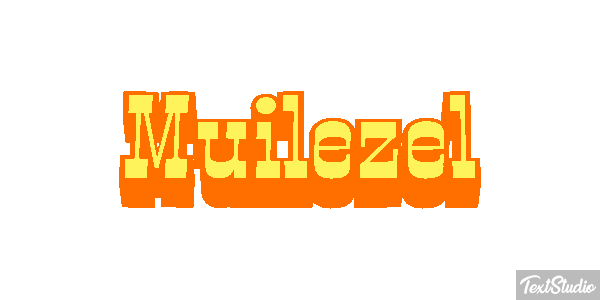 Muilezel Tekst effect