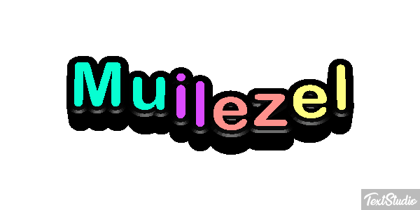 Muilezel Tekst effect