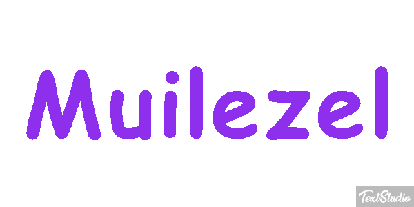 Muilezel Tekst effect