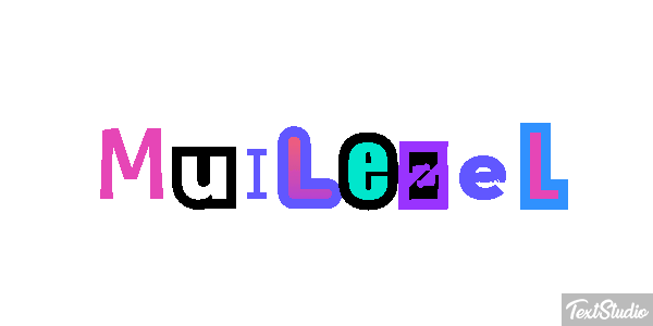 Muilezel Tekst effect
