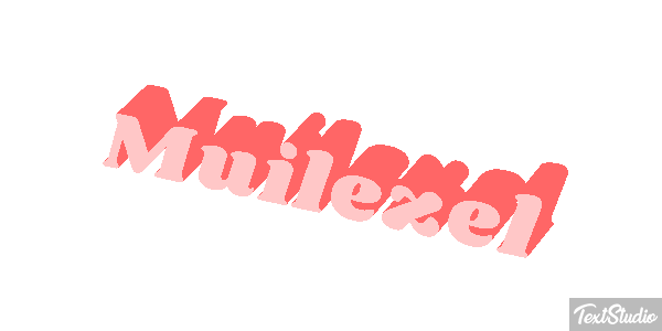 Muilezel Tekst effect
