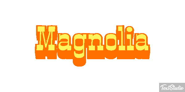Magnolia Efekt tekstowy