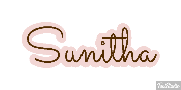 Sunitha Effet de texte