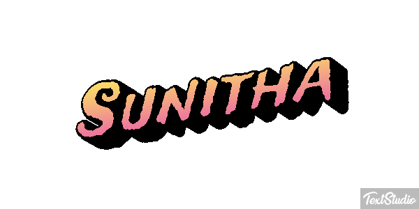 Sunitha Effet de texte