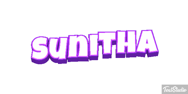 Sunitha Effet de texte