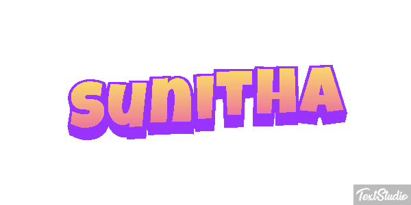 Sunitha Effet de texte