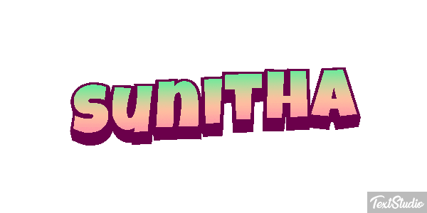 Sunitha Effet de texte