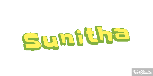 Sunitha Effet de texte