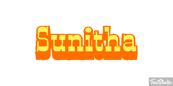 Sunitha Effet de texte