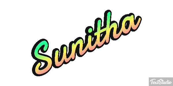 Sunitha Effet de texte