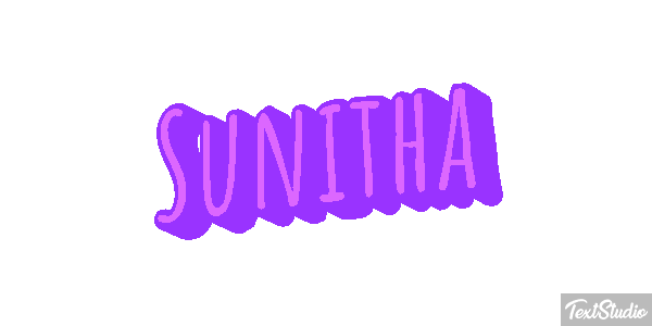 Sunitha Effet de texte