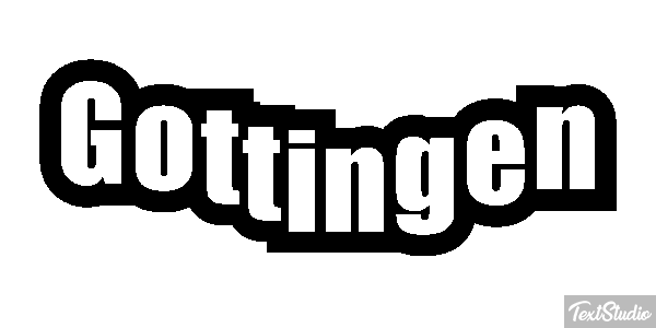 Göttingen Текстовый эффект
