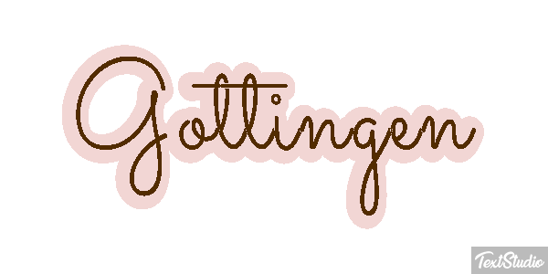 Göttingen Текстовый эффект