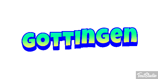 Göttingen Текстовый эффект